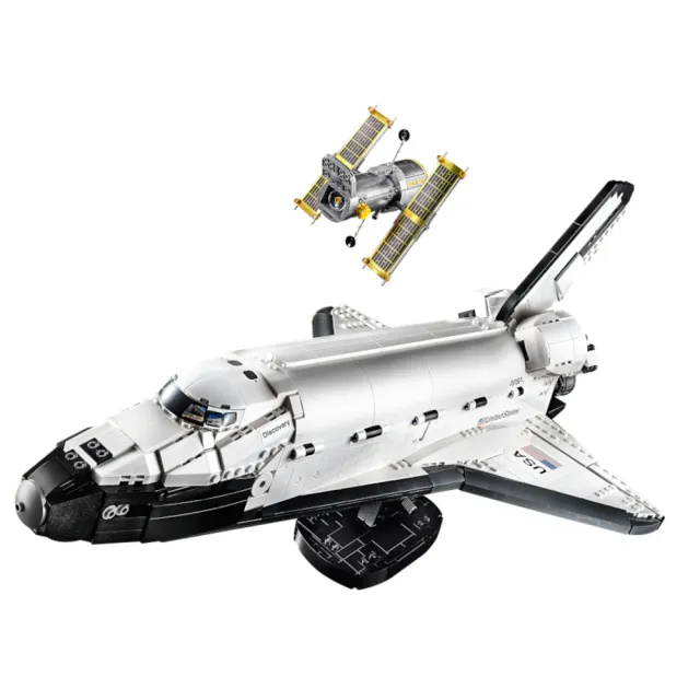 【LEGO 樂高】Icons 10283 NASA Space Shuttle Discovery(發現號 太空梭 太空玩具 禮物)