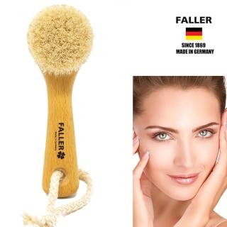 【FALLER 芙樂】德國製山羊毛毛孔深層潔顏刷面膜刷洗面刷(厚刷/沐浴按摩美容潔顏/99狂購)