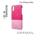 【Gramas】iPhone X/XS 5.8吋 Amazon 日本時尚背蓋手機殼(粉)