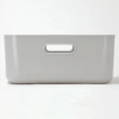 【NITORI 宜得利家居】收納盒 四分之一型 窄低型 SOFT N INBOX LGY 收納籃 收納盒 整理盒
