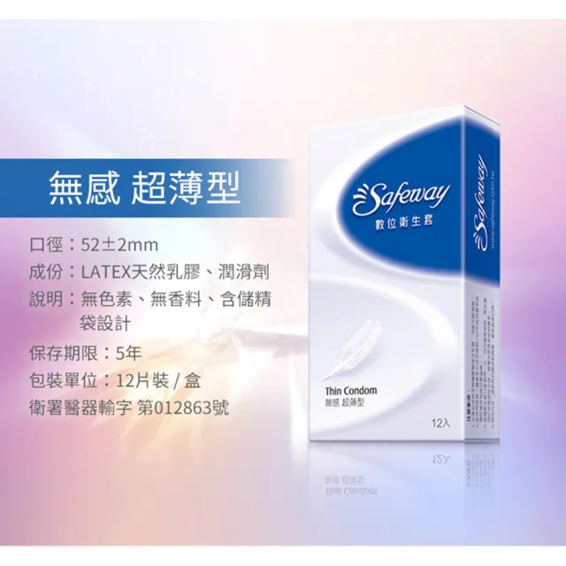 【safeway 數位】激情顆粒型 保險套 12入(情趣職人)