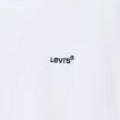 【LEVIS 官方旗艦】男款 短袖T恤/迷你刺繡摩登復古Logo/寬鬆休閒版型 白 人氣新品 A0637-0000