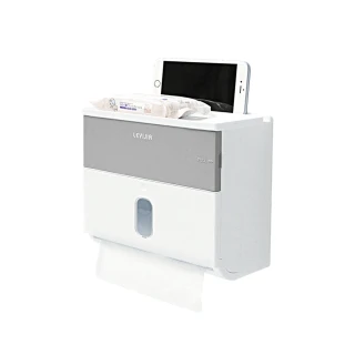 【JOEKI】雙層衛生紙收納盒-WY0061(浴室置物架 衛生紙收納盒 面紙盒 收納盒)