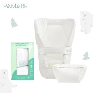 【PAMABE】新生嬰兒緩衝襯墊組-適用各款揹帶(透氣耐磨抗汙/韓國腰凳/嬰兒揹巾/新生兒揹巾/彌月禮)