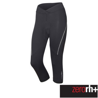 【ZeroRH+】義大利PISTA系列女仕專業七分自行車褲(黑色 ECD0806 900)