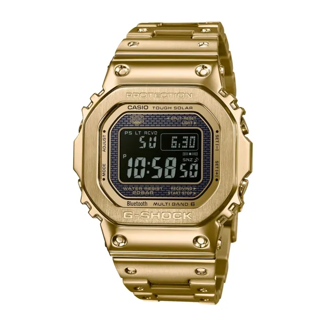 【CASIO 卡西歐】CASIO 卡西歐  G-SHOCK電波藍牙電子錶GMW-B5000GD-9(金)