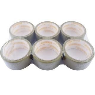 【DEER BRAND 鹿頭牌】鹿頭牌大管芯布紋PVC膠帶 48mmx12M-6卷/束-棕色(PV31N)