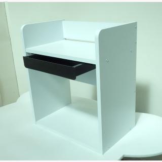 【ONE 生活】桌上附抽屜書架/化妝品收納小物收納(小型書架/寬32.4展示架)
