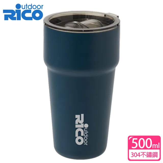 【RICO 瑞可】304不鏽鋼真空隨享杯OS1-500(500ml)