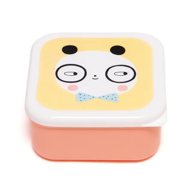 【荷蘭Petit Monkey】零食盒3入組-我愛熊貓(零食盒)