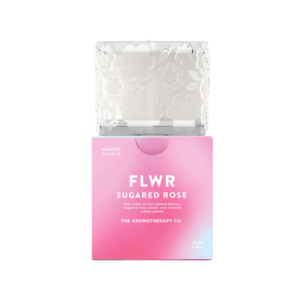 【Aromatherapy Co】FLWR 系列 Sugared Rose 焦糖玫瑰 100g 香氛蠟燭