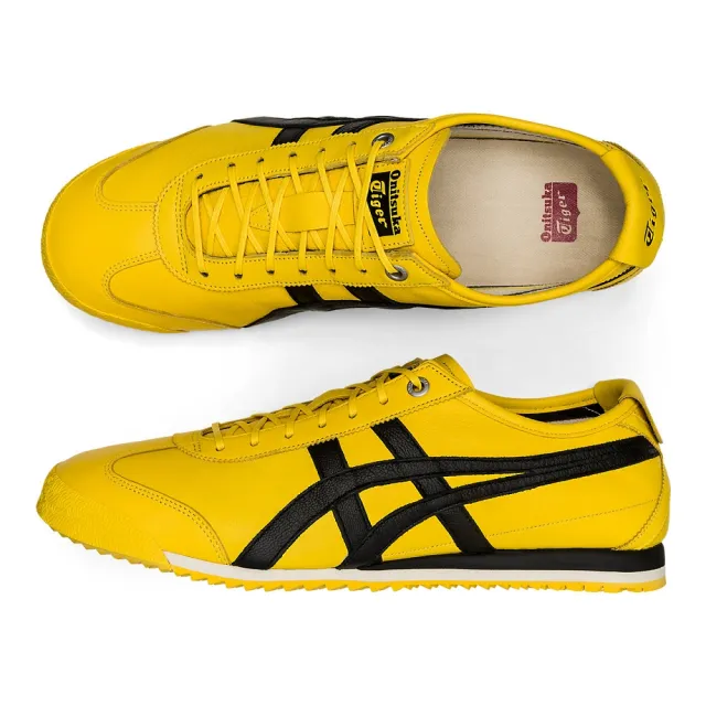 【Onitsuka Tiger】鬼塚虎 官方旗艦店 MEXICO 66 SD 休閒鞋 黃底黑線(1183A872-750)