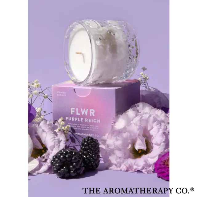 【Aromatherapy Co】FLWR 系列 Purple Reign 炫彩紫莓 100g 香氛蠟燭