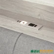 【綠活居】約哈爾   現代6尺雙人加大貓抓皮革床頭箱(不含床底＋不含床墊)