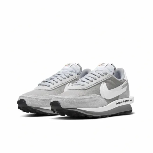 【NIKE 耐吉】Sacai x Nike Ldv Waffle x Fragment 藤原浩 閃電 灰白 男女款 DH2684-001