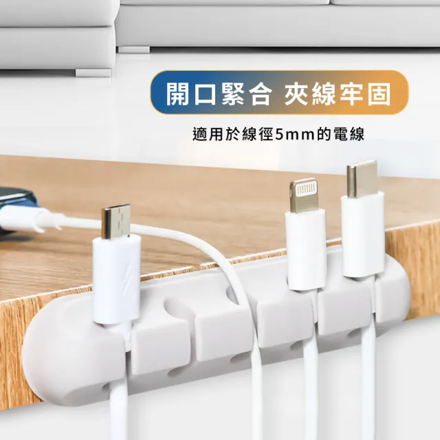 【電線收納】日本SP無痕電線整理器3孔-3入(理線器 整線器 集線器 收線器 充電線 電線固定器 充電線 束線器)