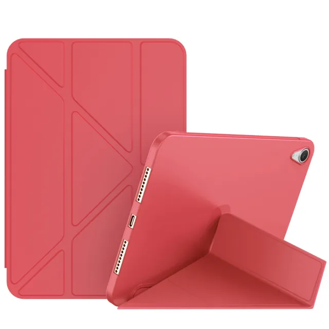 【Geroots】iPad Mini6 8.3吋粉彩多折TPU高質感保護平板皮套
