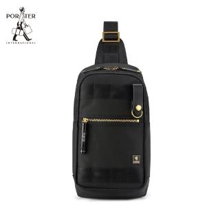 【PORTER INTERNATIONAL】自信經典NEW HEAT單肩包(黑)
