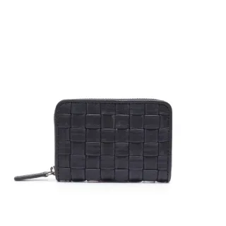 【COWA日本真皮工藝】方塊編織coiin零錢包(真皮包包 牛革/編織/零錢包)