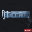 【5th STREET】男裝舊金山標示短袖T恤(黑色)