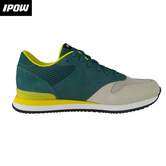 【台灣製造--IPOW】i-class 2 color 多功能運動鞋(深綠)