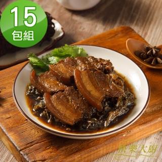 【快樂大廚】經典客家名菜梅乾扣肉15包組(250公克/包)