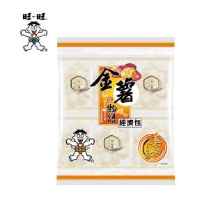 【旺旺】金薯物語經濟包 240g/包(健康米果 地瓜風味)