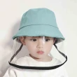 【Amhome】兒童馬卡龍防疫拉鍊面罩可拆2用漁夫帽#109813現貨+預購(7色)