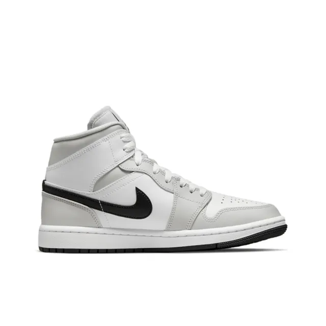 【NIKE 耐吉】Air Jordan 1 Mid Light Somke Grey 小Dior BQ6472-015