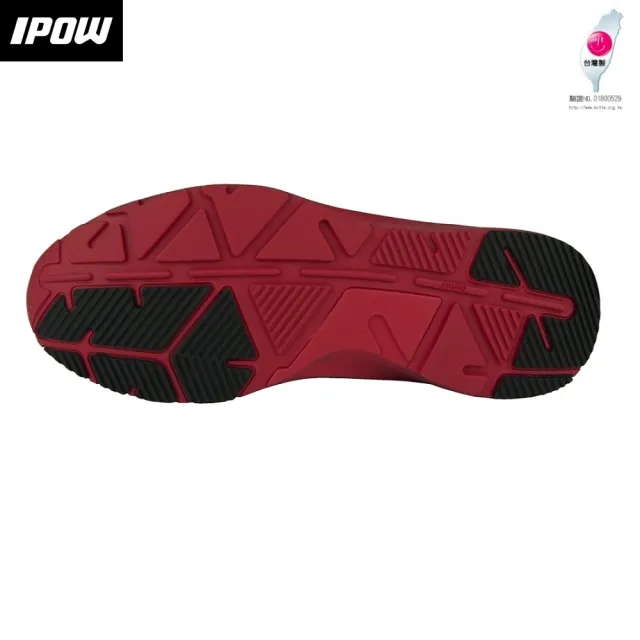 【台灣製造--IPOW】Primo Polish 多功能運動鞋(紅色)