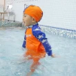 【Splash About 潑寶】嬰兒泳衣 抗UV 連身- 亮橘鯊魚(連身泳衣)