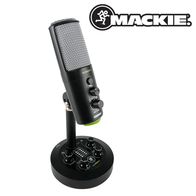 【MACKIE】全指向性 電容式麥克風 EM-CHROMIUM USB 直播 Podcast(原廠公司貨保固一年)