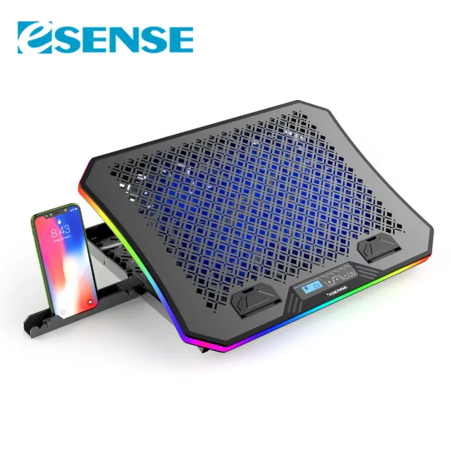 【ESENSE 逸盛】Esense G20 RGB 電競筆電散熱墊(22-WRG020BK)