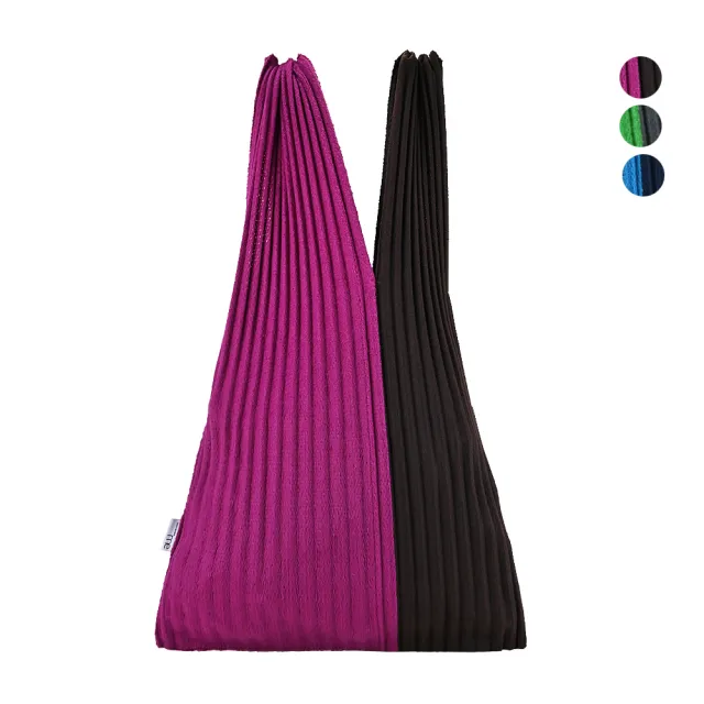【ISSEY MIYAKE 三宅一生】ME系列 秋冬款雙色百褶包(任選)