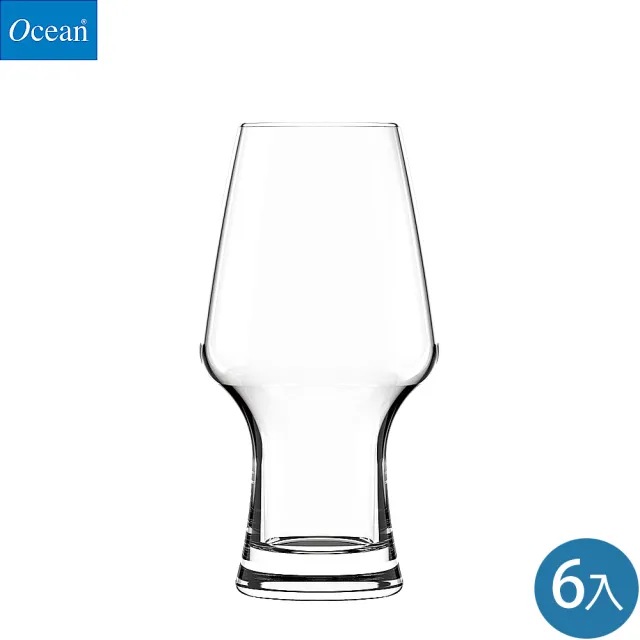 【Ocean】精釀啤酒杯 565ml Craft beer 6入組(啤酒杯)