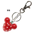 【TDL】迪士尼米奇米妮草莓餅乾造型鑰匙圈鎖圈掛飾 29166579(平輸品)