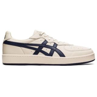 【Onitsuka Tiger】鬼塚虎 米色底藍邊GSM SD 休閒鞋 (1183A803-200)