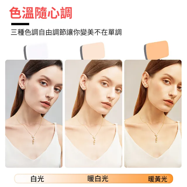 【ANTIAN】電腦夾子式螢幕掛燈 LED直播補光燈 筆記本直播燈 視頻會議美肌燈(攝影燈 小夜燈)
