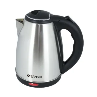 【SANSUI 山水】1.8L大容量304不銹鋼電茶壺/快煮壺/租屋族/(SWB-20)