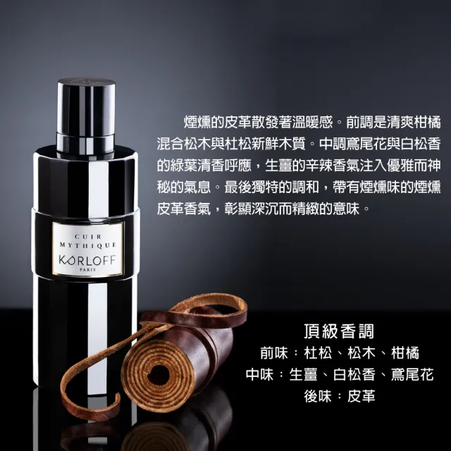 即期品【Korloff PARIS】杜松與皮革淡香精 100ml(專櫃公司貨)