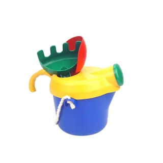 【瑞典Viking Toys】夏日沙灘玩沙工具組-玩沙澆花桶 82045(幼兒玩具車)
