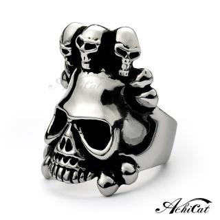 【AchiCat】戒指．骷髏．個性(白色情人節禮物)