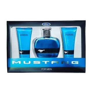 即期品【FORD MUSTANG 福特野馬】美式傳奇藍鑽 男性淡香水禮盒(專櫃公司貨)