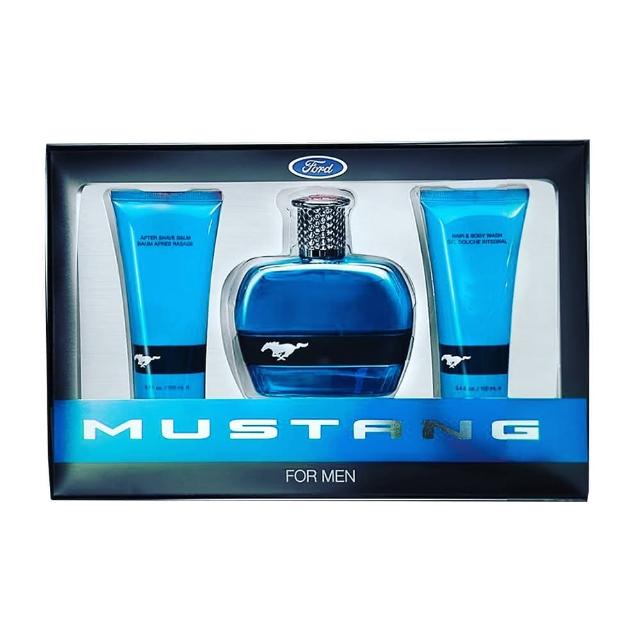 即期品【FORD MUSTANG 福特野馬】美式傳奇藍鑽 男性淡香水禮盒(專櫃公司貨)