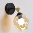【Honey Comb】紐約工業風干邑色玻璃壁燈(KC2161)
