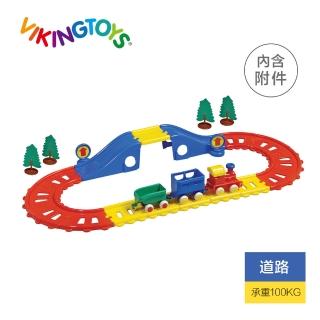 【瑞典Viking Toys】搬運列車溜滑梯 45573(幼兒玩具車)