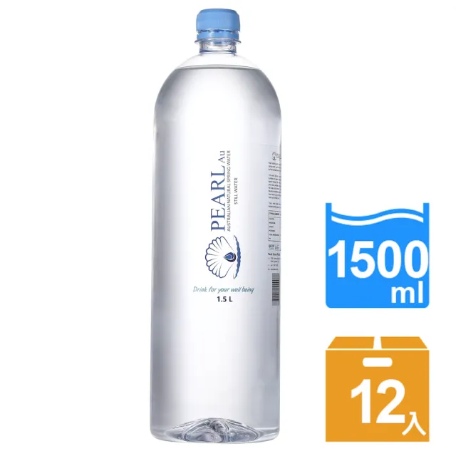 【PearlAu沛柔】澳洲天然礦泉水1500ml x 1箱(共12入)