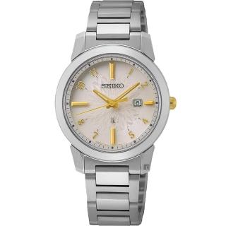 【SEIKO 精工】LUKIA 動人時光太陽能女錶-31mm 送6入手錶收藏盒(SUT413J1/V137-0DK0KS)