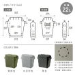 【RISU】TRUNK CARGO 二代多功能耐重收納箱 20L(黑色/軍綠色/水泥灰色)