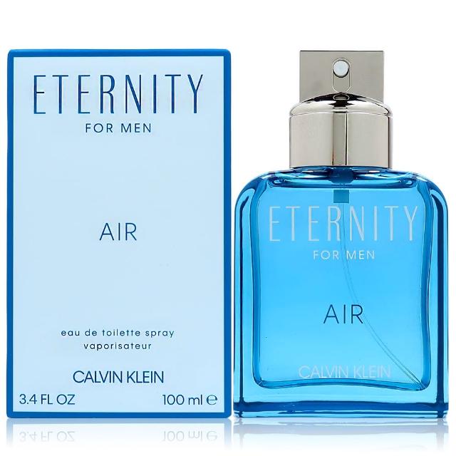 【Calvin Klein 凱文克萊】ETERNITY AIR 永恆純淨男性淡香水 100ML(平行輸入)